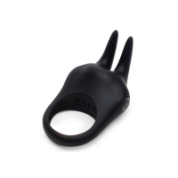 Fifty Shades of Grey Sensation Rechargeable Vibrating Love Ring | Zwart