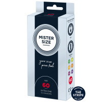 Mister Size 60mm Condoms 10pcs | Naturel