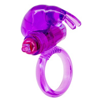 Seven Creations Rabbit Vibrating Cockring | Paars