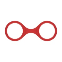 EasyToys - Flexibele siliconen handboeien - Rood