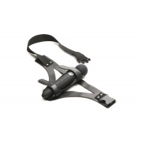XR Brands - Thunder Strap Wand Dij Harnas - Zwart
