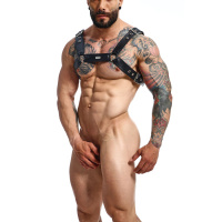 MOB Eroticwear Dngeon Classic Belt Harness | Zwart