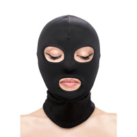 NS Novelties Fetish & Fashion Eyes & Mouth Hood | Zwart