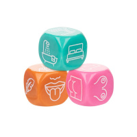 CalExotics Naughty Bits Roll With It Icon-Based Sex Dice Game | Meerkleurig