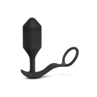 B-Vibe Vibrating Snug & Tug XL | Zwart
