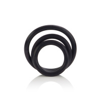 CalExotics Black Rubber Ring - 3 Piece Set | Zwart
