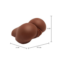 Hidden Desire Bangers Big Ass Banger Vibrating | Bruine huidskleur