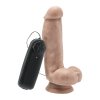 ToyJoy Get Real Dildo 6' with Balls Vibrator | Lichte huidskleur