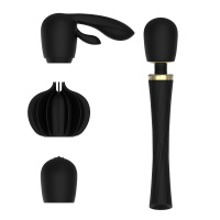 Tracy's Dog - Hammer Magic Wandvibrator Set - Zwart/Goud