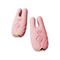 Zalo Nave Vibrating Nipple Clamps | Roze