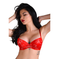 Daring Intimates Mix & Match Demi bra with floral lace | Rood