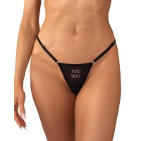 Obsessive - Violami Sexy String - Zwart