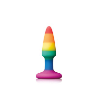 NS Novelties Colours Pride Edition Pleasure Plug Mini | Meerkleurig