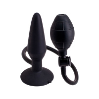 Seven Creations Inflatable Butt Plug M | Zwart