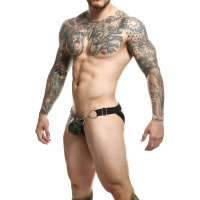 MOB Eroticwear Dngeon Snap Jockstrap | Groen