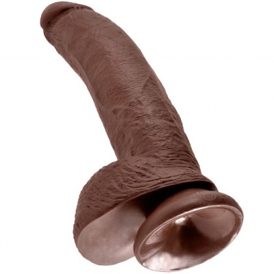 King Cock 9 Dildo Brown Balls 22.9 CM - image 5