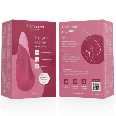Womanizer Vibe Lay-On Silent Vibrator Dusky Pink - image 7