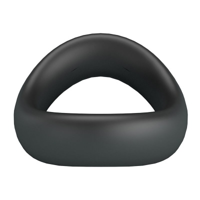 CRAZY BULL - Valen Ergonomic Silicone Cock Ring Black - image 3