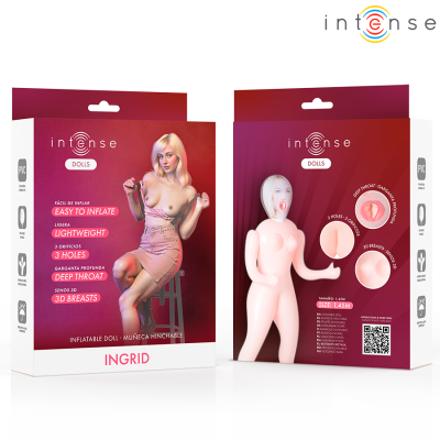 Intense Ingrid Inflatable Doll Three Orifices - image 4