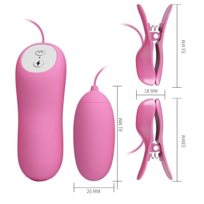Pretty Love - Tweezers With Vibration And Pink Eletroshock - image 8