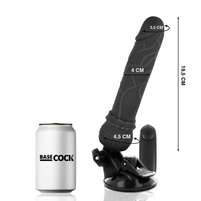 Basecock Realistic Vibrator Black 19.5 cm - image 2