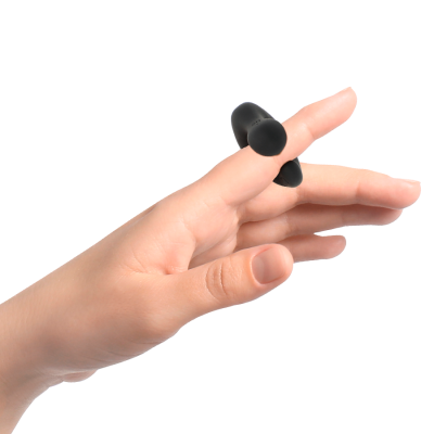 Black&Silver Ducky Mania Rechargeable Finger Vibrator - image 3