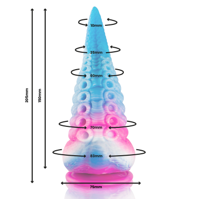 Epic Phorcys Blue Tentacle Dildo Large - image 5