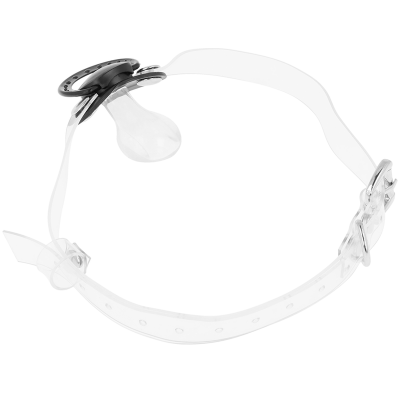 Ohmama Fetish Transparent Pacifier Gag - image 1