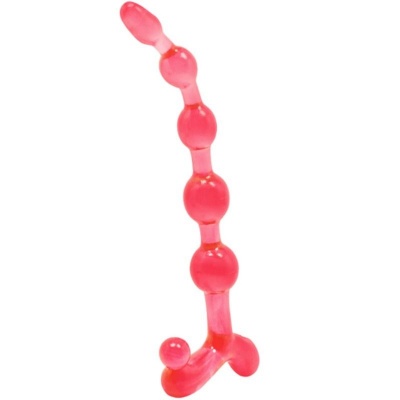 Baile - Bendy Twist Red Anal Balls - image 2
