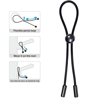 Pretty Love Cord Penis Ring and Testicles - image 3