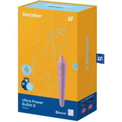 Satisfyer Ultra Power Bullet 8 Lilac App Control - image 3