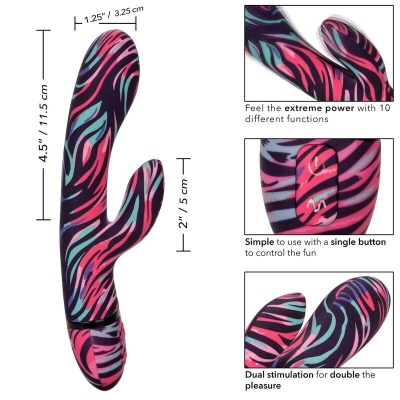 CalExotics Menage a Moi Dual Wand Vibrator - image 8