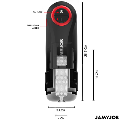 Jamyjob Gravity Automatic Masturbator 5 Thrusting Modes - image 3