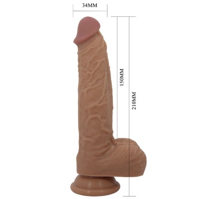 Pretty Love Jonathan Silicone Dildo 21 CM Remote - image 6