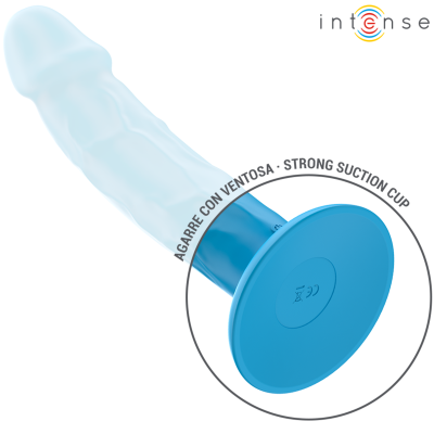 Intense Phoebe Realistic Vibrator 19cm - Blue Remote - image 6
