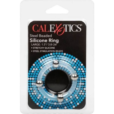 Calexotics Steel Beaded Ring Large 3.75CM - image 3