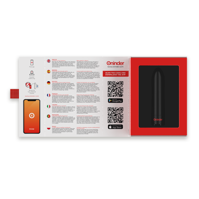 Oninder — Berlin Bullet Vibrator Black 9 Modes 8.5 X 2 Cm — Free App - image 6
