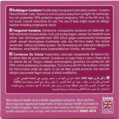 Skins Bubblegum Premium Condoms 4 Units - image 4