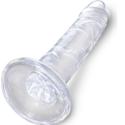 King Cock Clear Realistic Penis 15.5cm Transparent - image 2