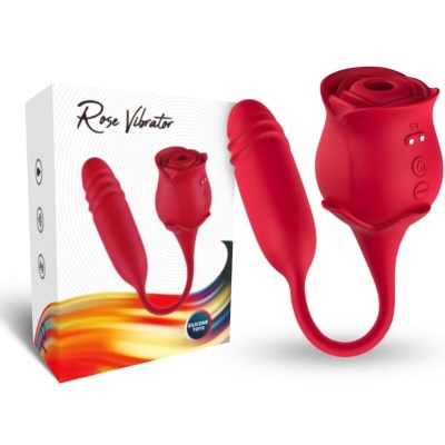 Armony Roseknigth Clitoral Suction and Vibrator Red