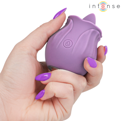 Intense - Azalea Flower Clit Stimulating 10 Vibrations Purple - image 4