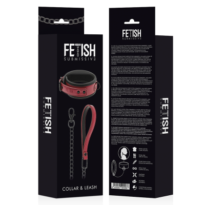 Fetish Submissive Dark Room Collar with Leash - image 9