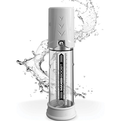 Pump Worx Max Boost White Penis Pump, Manual Piston - image 4