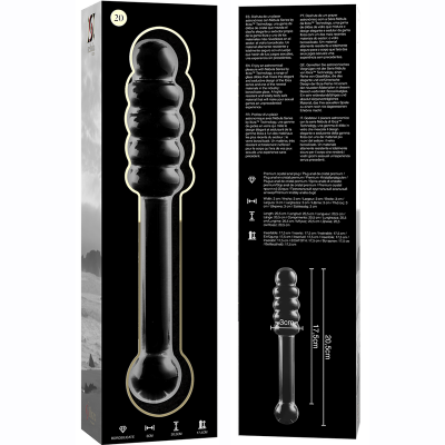 Nebula Series Model 20 Clear Glass Dildo 20.5cm - image 6