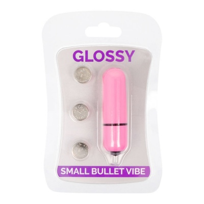 Glossy Small Bullet Vibe Deep Rose - image 3