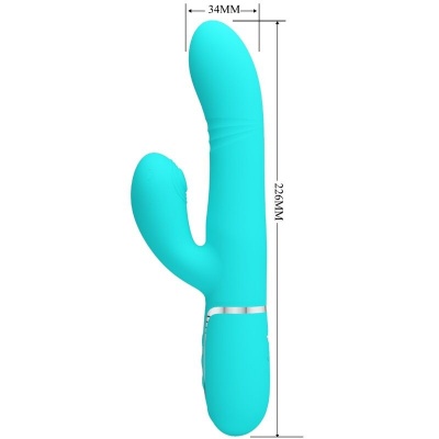 Pretty Love Multifunction G-Spot Vibrator Aqua Green - image 2
