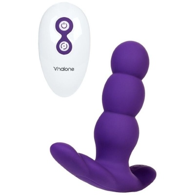 Nalone Pearl Anal Vibrator, Remote Control, Lilac