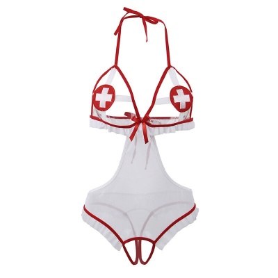 Subblime Sexy Crotchless Nurse Costume S/M - image 4