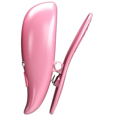 Pretty Love - Leaf Vibrating Nipple Clamps Pink - image 3