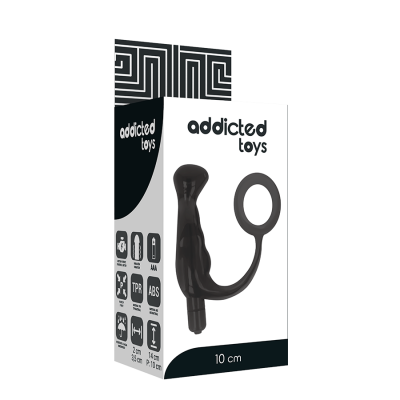Addicted Toys Vibrator Prostatic Black 10cm - image 5